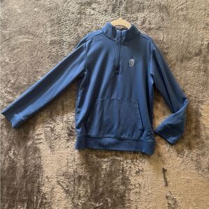 Boys turtle tees Druidhills Country Club Atlanta Blue Quarter-Zip Sweater golf m